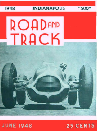 ROAD & TRACK 1948 JUNE - V1 #3 - JAG 100, KURTIS' ROADMASTER - REPRINT COPY*